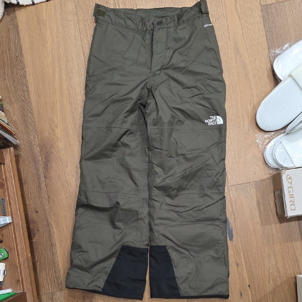 The North Face Boys Youth Olive Green Snowboarding Pants Size L